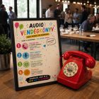 Audio telefonos vendégkönyv bérlés