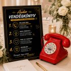 Audio telefonos vendégkönyv bérlés